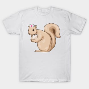 Squirrel Nurse Heart T-Shirt